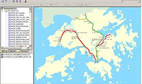 线路规划地图编制系统